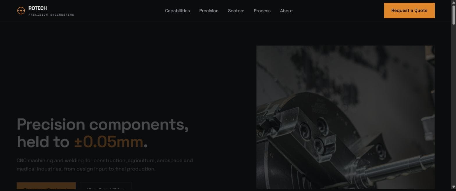 Rotech Precision Engineering cover